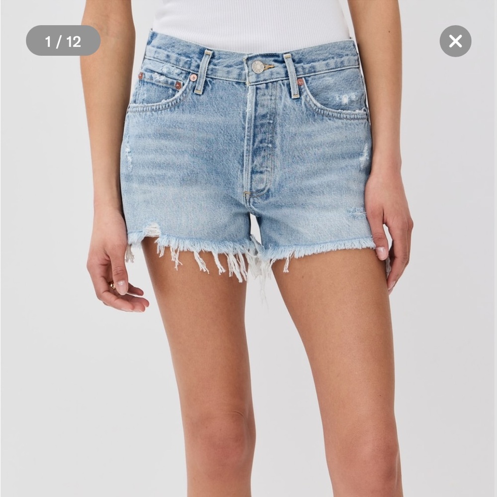 Agolde Parker Vintage Cutoff Denim Shorts